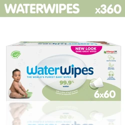 Waterwipes - Snoetenpoetser Soapberry - 6 x 60 Babydoekjes - 99,9% water *Plastic Vrij Waterwipes - Snoetenpoetser Soapberry - 6 x 60 Babydoekjes - 99,9% water *Plastic Vrij